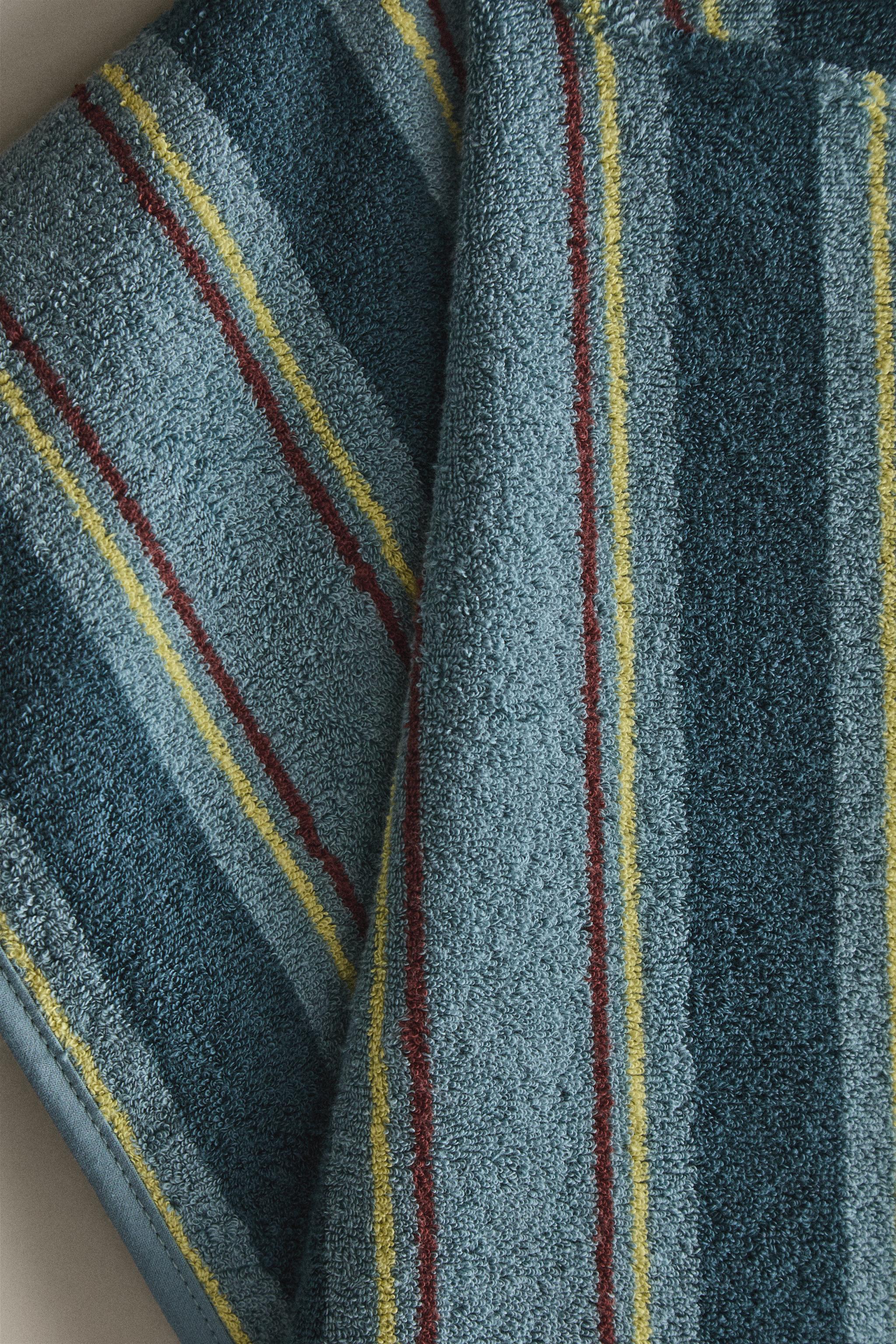 KIDS' STRIPED BEACH PONCHO